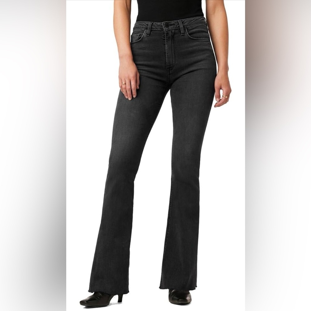 Hudson Holy Flare Black Jeans